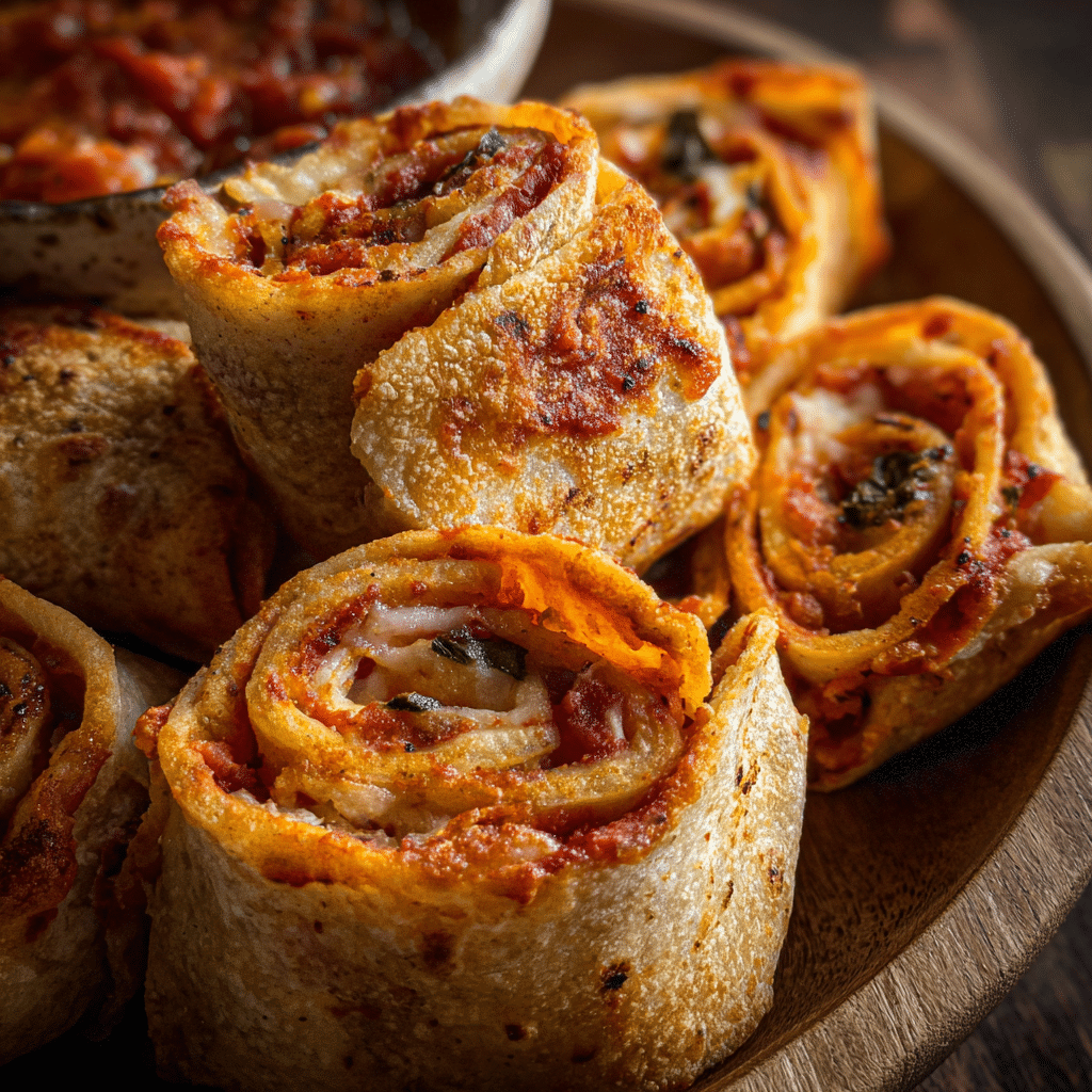 Tortilla Pizza Rolls