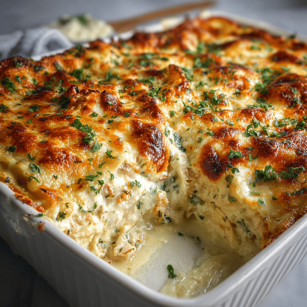 Chicken Alfredo Lasagna